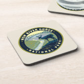 Nationaal Park New River Gorge Bier Onderzetter (Linkerzijde)