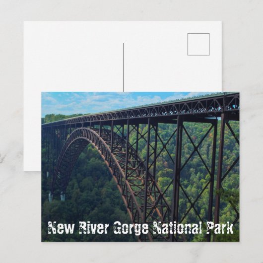 Nationaal Park New River Gorge Briefkaart (Voorkant / Achterkant)