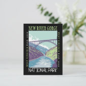  Nationaal Park New River Gorge Briefkaart (Staand voorkant)