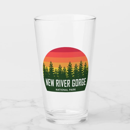 Nationaal Park New River Gorge Glas (Voorkant)