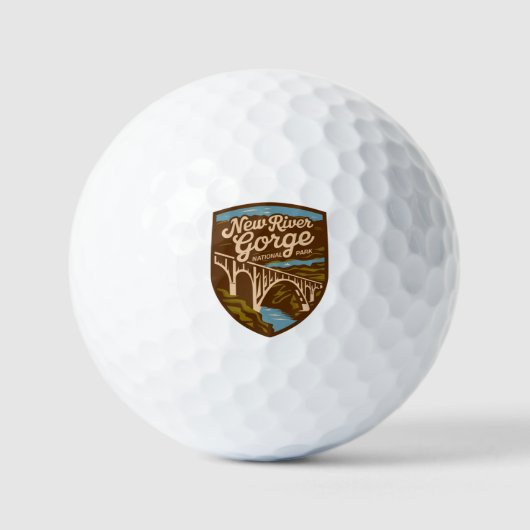 Nationaal Park  New River Gorge Golfballen (Voorkant)
