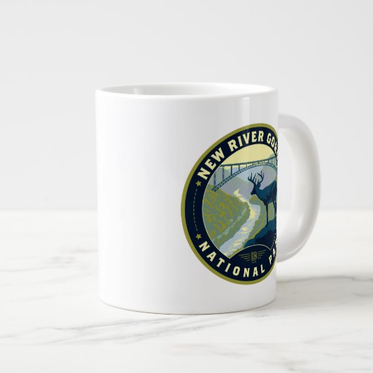 Nationaal Park New River Gorge Grote Koffiekop (Voorkant rechts)