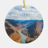 Nationaal Park New River Gorge Keramisch Ornament (Voorkant)