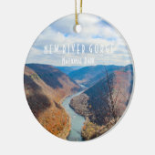 Nationaal Park New River Gorge Keramisch Ornament (Links)