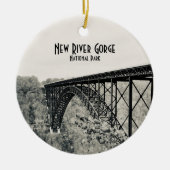 Nationaal Park New River Gorge Keramisch Ornament (Voorkant)