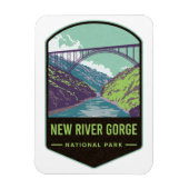 Nationaal Park New River Gorge Magneet (Verticaal)
