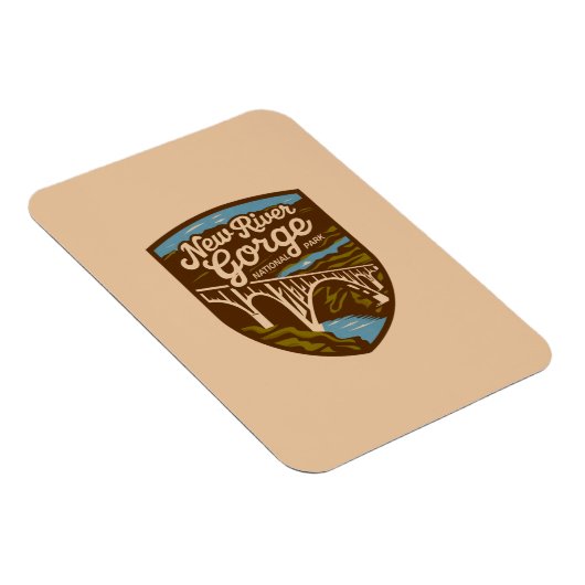 Nationaal Park  New River Gorge Magneet (Rechterzijde)