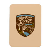 Nationaal Park  New River Gorge Magneet (Verticaal)