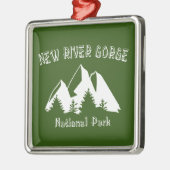 Nationaal Park New River Gorge Metalen Ornament (Links)