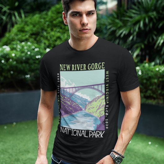  Nationaal Park New River Gorge T-shirt