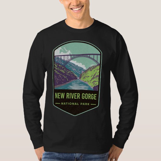 Nationaal Park New River Gorge T-shirt (Voorkant)