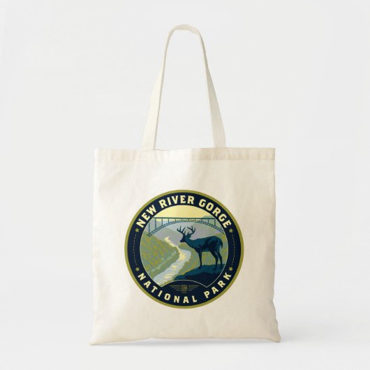 Nationaal Park New River Gorge Tote Bag (Voorkant)