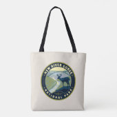 Nationaal Park New River Gorge Tote Bag (Achterkant)