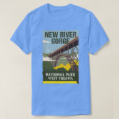 Nationaal Park New River Gorge Us T-shirt (Design voorkant)