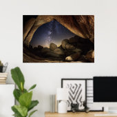 Nationaal park Night Sky Poster (Thuiskantoor)