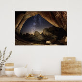 Nationaal park Night Sky Poster (Keuken)