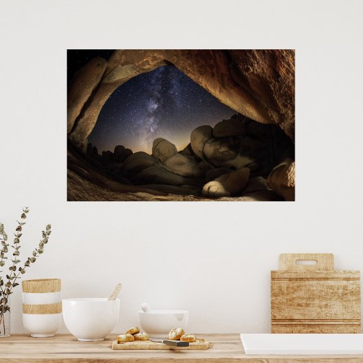 Nationaal park Night Sky Poster (Keuken)