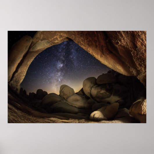 Nationaal park Night Sky Poster (Voorkant)