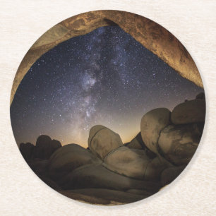 Nationaal park Night Sky Ronde Kartonnen Onderzetter