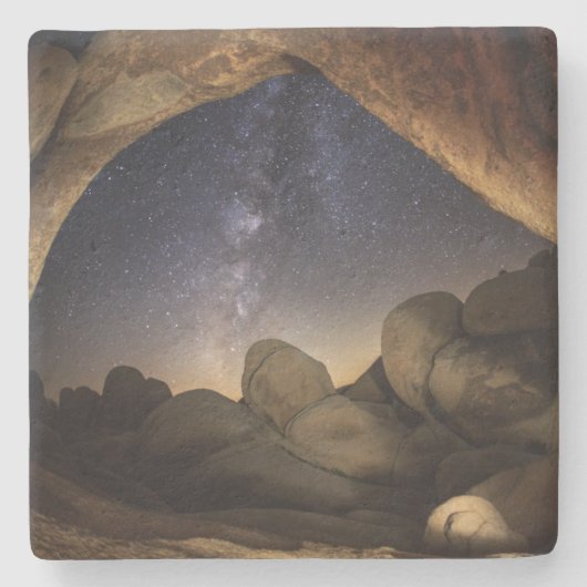 Nationaal park Night Sky Stenen Onderzetter (Voorkant)