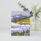 Nationaal park Nizina Lake Alaska Briefkaart (Staand voorkant)