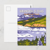 Nationaal park Nizina Lake Alaska Briefkaart (Voorkant / Achterkant)