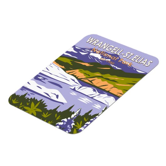 Nationaal park Nizina Lake Alaska Magneet (Linkerzijde)