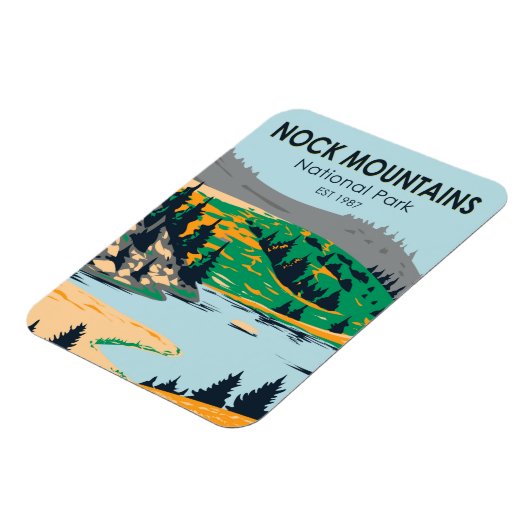 Nationaal park Nock Mountains Oostenrijk  Magneet (Linkerzijde)