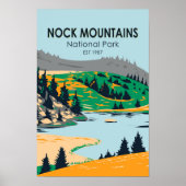 Nationaal park Nock Mountains Oostenrijk  Poster (Voorkant)