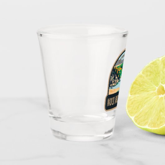 Nationaal park Nock Mountains Oostenrijk  Shot Glas (Links)