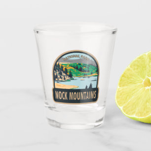 Nationaal park Nock Mountains Oostenrijk Shot Glas