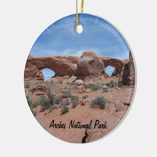 Nationaal Park Noord- en Zuid-Windows- Arches Keramisch Ornament (Links)