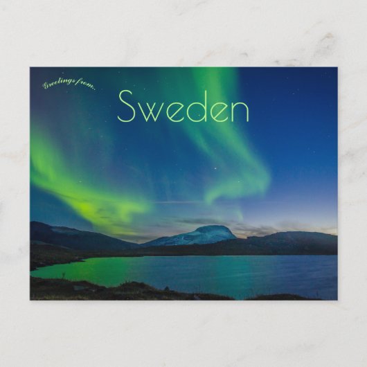 Nationaal Park Noordelijke Lichten Abisko Briefkaart (Voorkant)