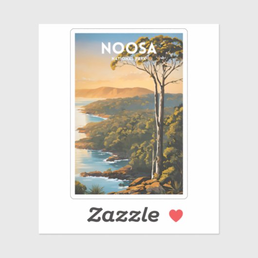 Nationaal Park Noosa Sticker (Vel)