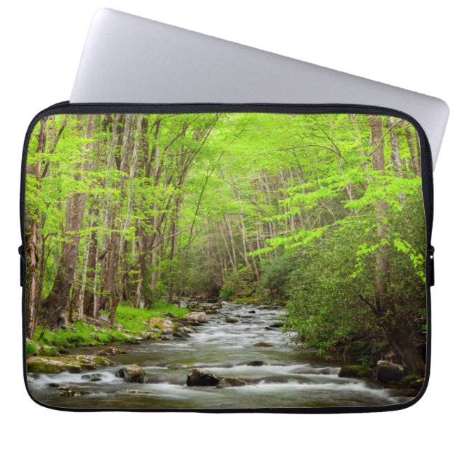 Nationaal Park North Carolina Laptop Sleeve (Voorkant)
