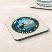 Nationaal park North Cascades Bier Onderzetter (Linkerzijde)