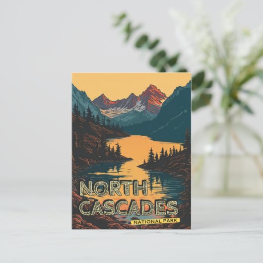 Nationaal park North Cascades Briefkaart (Staand voorkant)