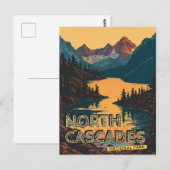 Nationaal park North Cascades Briefkaart (Voorkant / Achterkant)