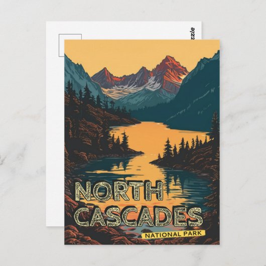 Nationaal park North Cascades Briefkaart (Voorkant / Achterkant)