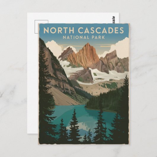 Nationaal park North Cascades  Briefkaart (Voorkant / Achterkant)