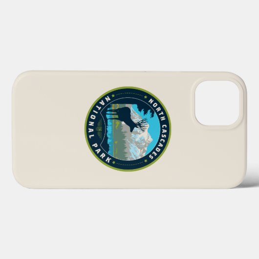 Nationaal park North Cascades Case-Mate iPhone Case (Achterkant (horizontaal))