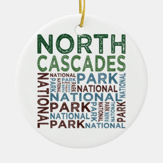Nationaal park North Cascades Keramisch Ornament