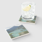 Nationaal park North Cascades Landscape Stenen Onderzetter (Zijkant)