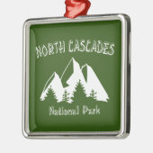 Nationaal park North Cascades Metalen Ornament (Links)