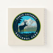 Nationaal park North Cascades Notitieboek (Achterkant)