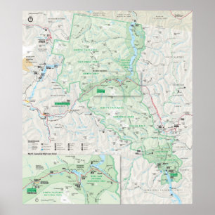 Nationaal park North Cascades Poster