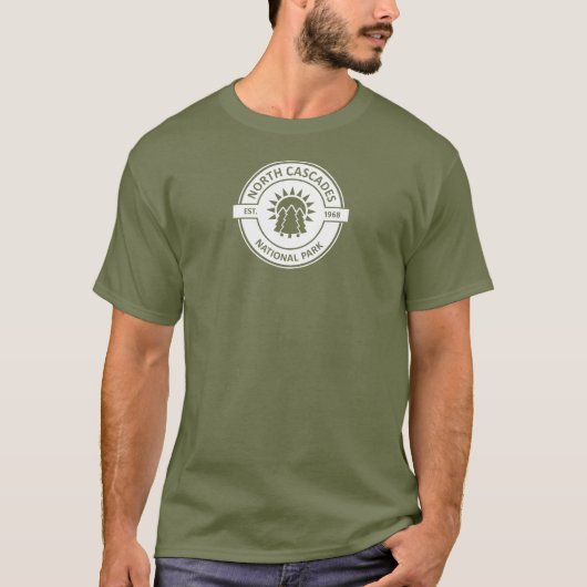 Nationaal park North Cascades T-shirt (Voorkant)
