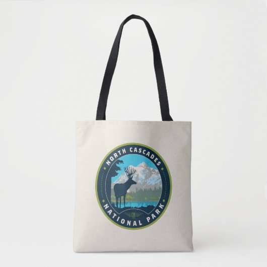 Nationaal park North Cascades Tote Bag (Voorkant)