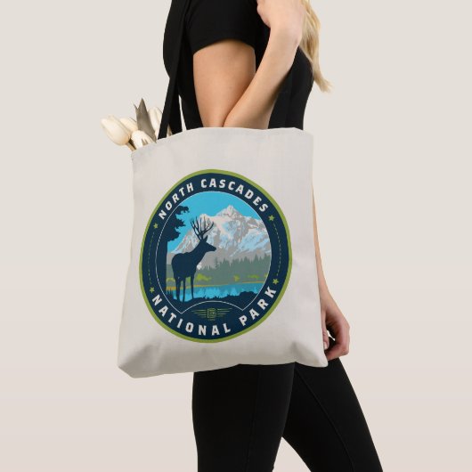 Nationaal park North Cascades Tote Bag (Dichtbij)