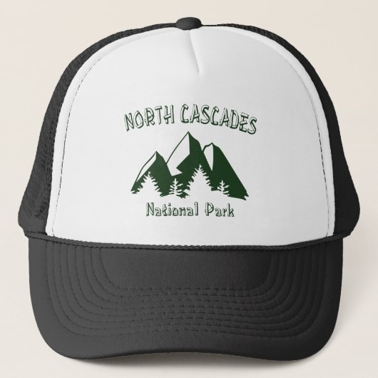 Nationaal park North Cascades Trucker Pet (Voorkant)